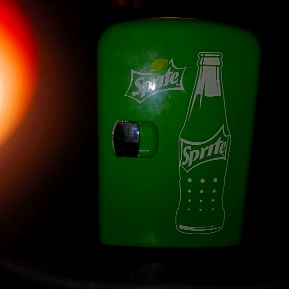 Sprite collectors mini fridge